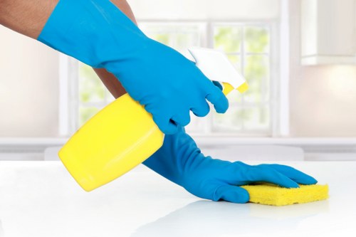 Local cleaner preparing a Streatham Airbnb property for the next guest
