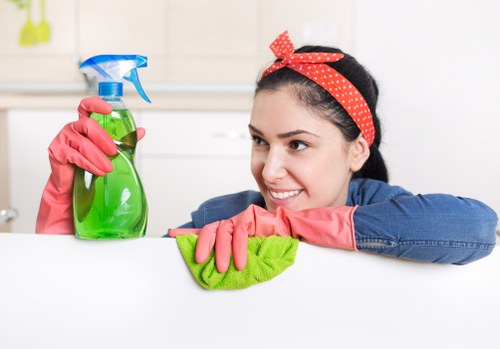 Local carpet cleaner preparing equipment for a Streatham property