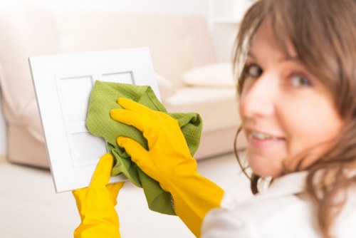 Local cleaners preparing a Streatham property for handover